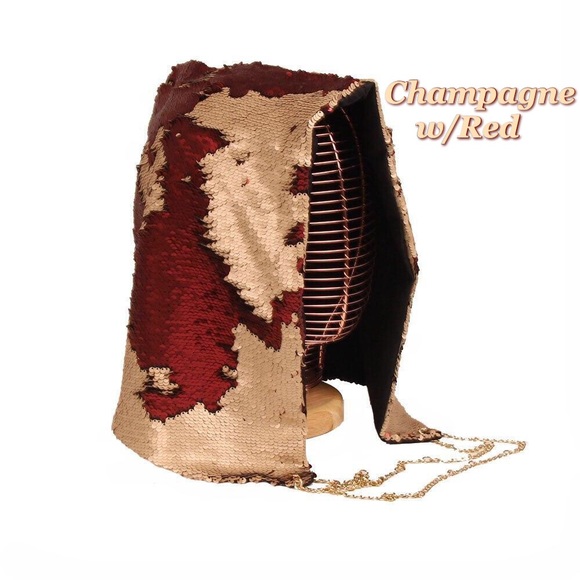 Festival Color Changing Reversible Sequin Hood - Picture 8 of 8